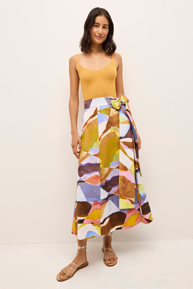 ESTINE WRAP SKIRT